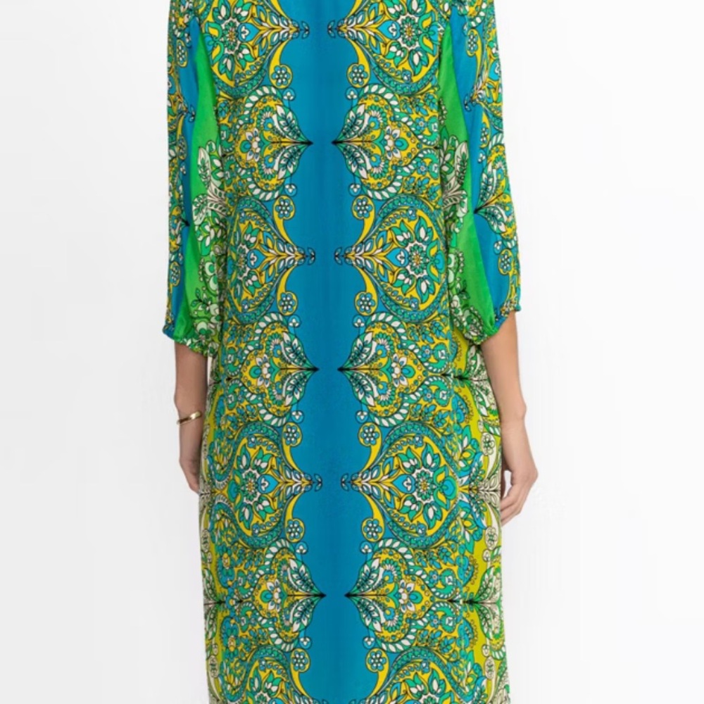 NWT Johnny Was Kahinu Dress S 💙 - Picture 5 of 14